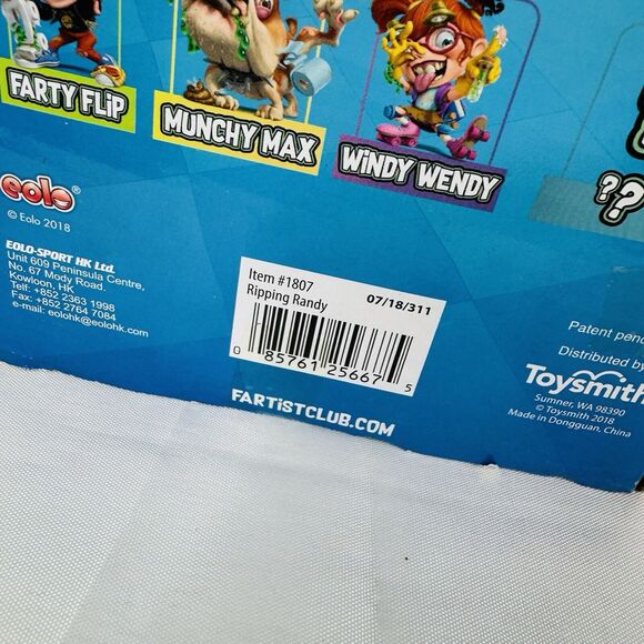 5 for $25| Fartist Club Ripping Randy 10 Different Fart Noises Blue Bandanna - Picture 5 of 8